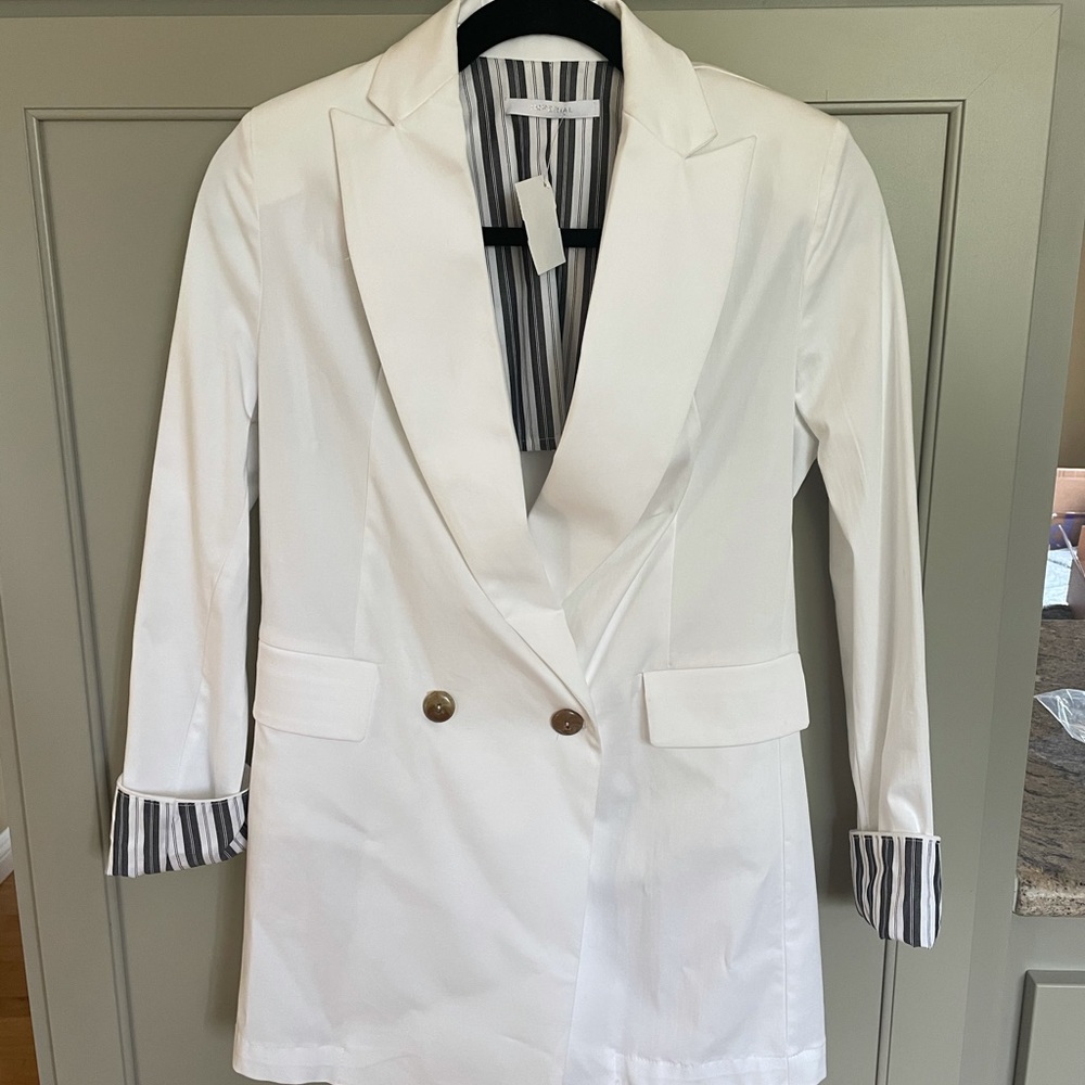 NWT Imperial Long Cotton Blend Jacket